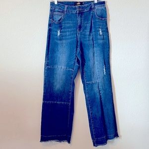 Lucky & Blessed Women’s Mid Rise Flare Leg Jeans Size 12